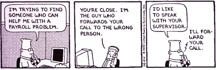 Dilbert and Forward Call