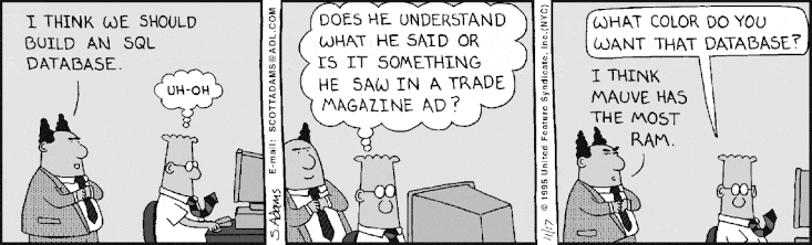 Dilbert and Mauve Database